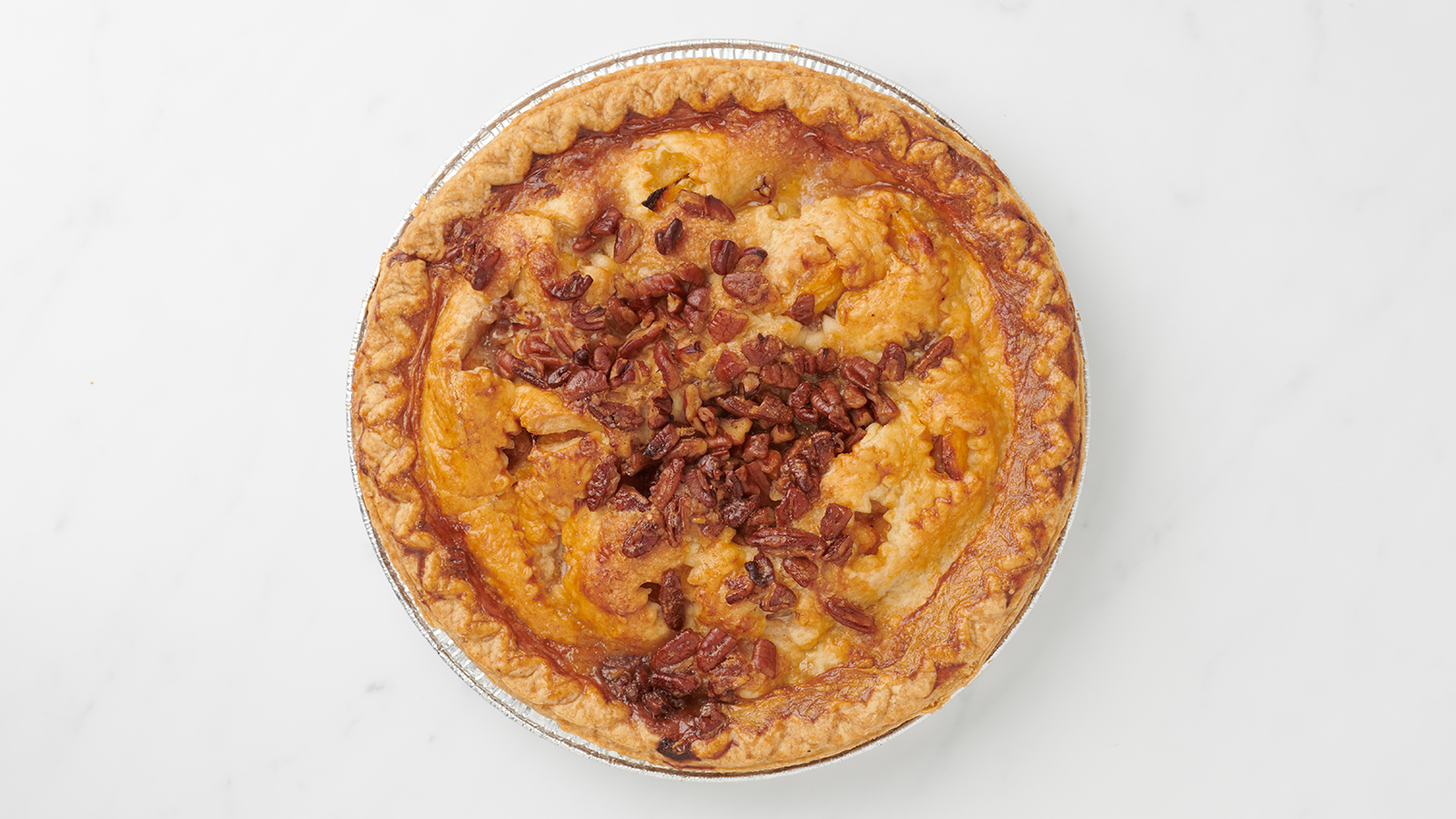 Peach-Praline-Pie