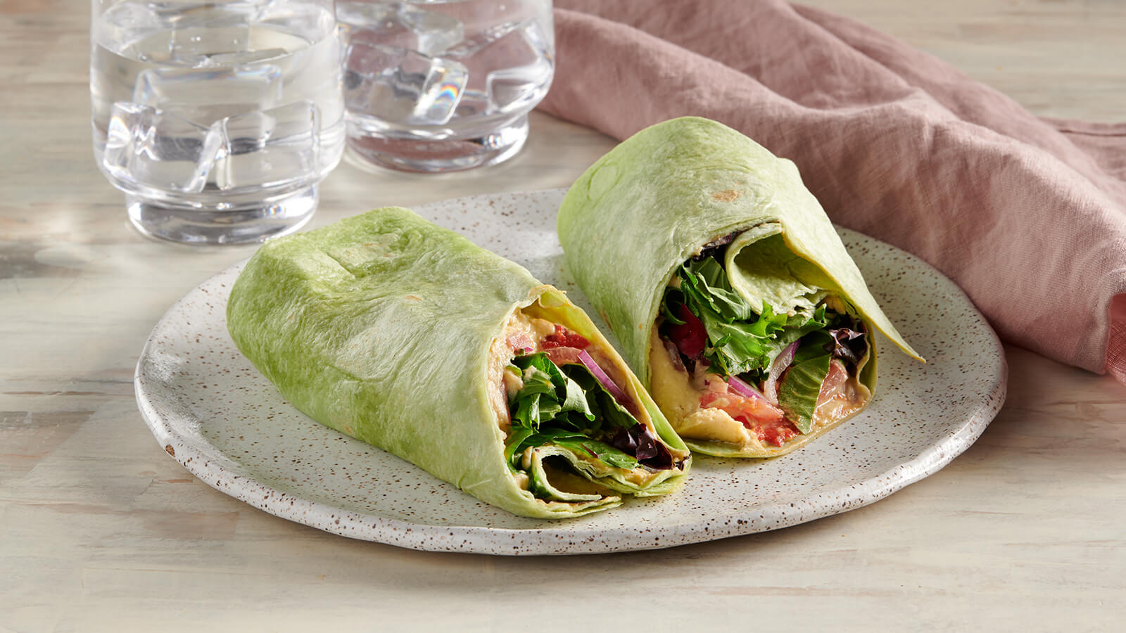 Hummus Vegetable Wrap