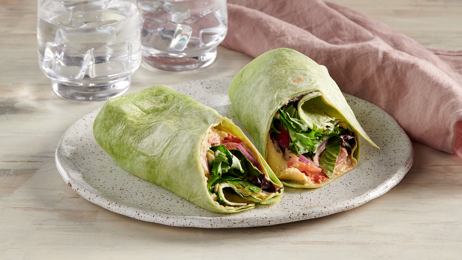 Hummus Vegetable Wrap