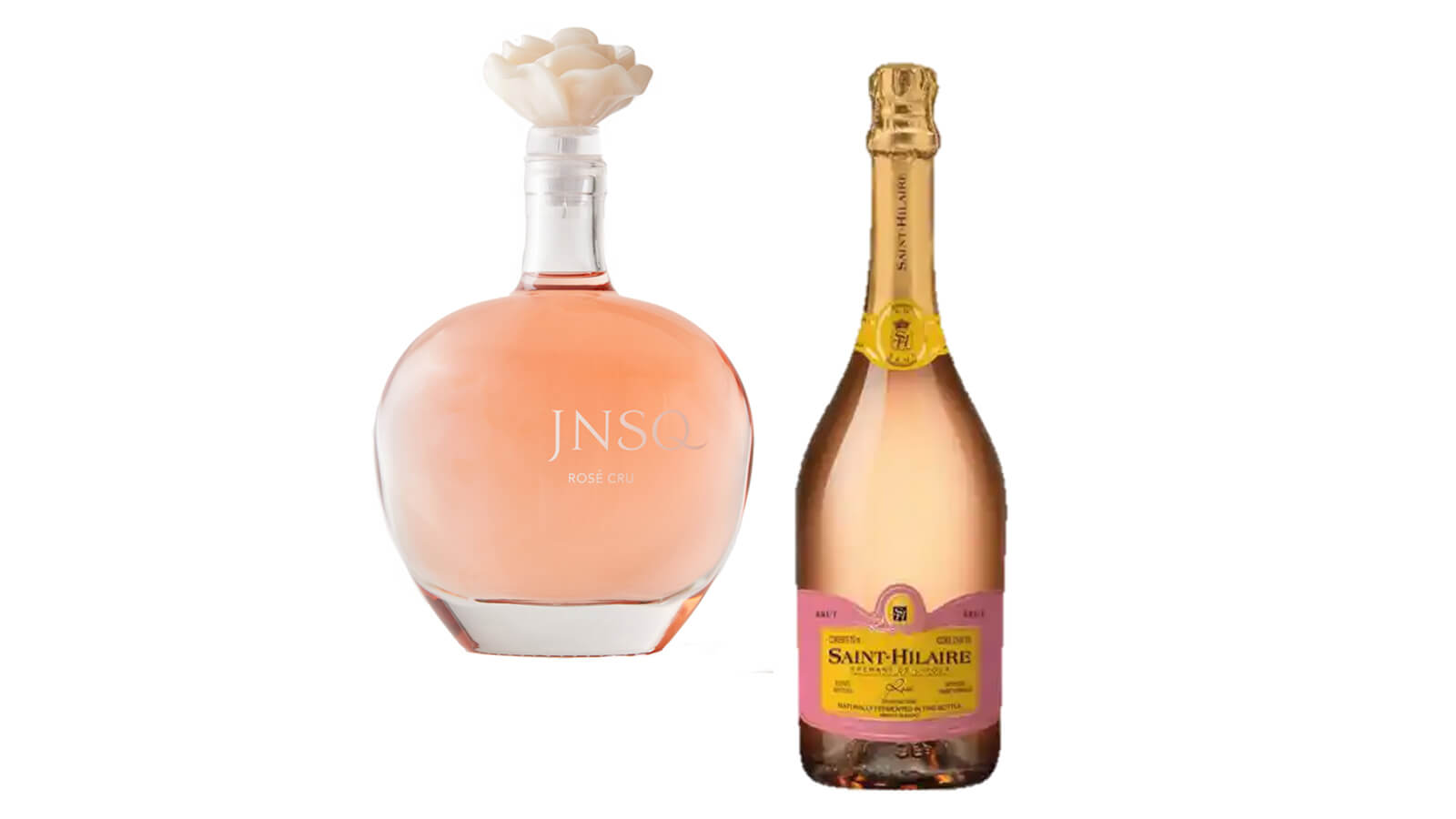 JNSQ Rosé and Saint Hilaire Brut Rosé