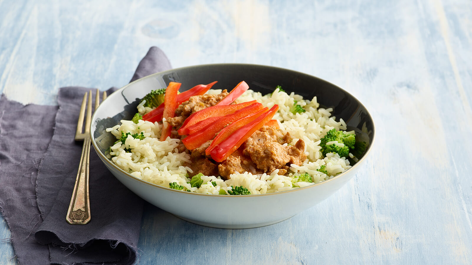 Street Food Bowl Coconut Curry Chicken