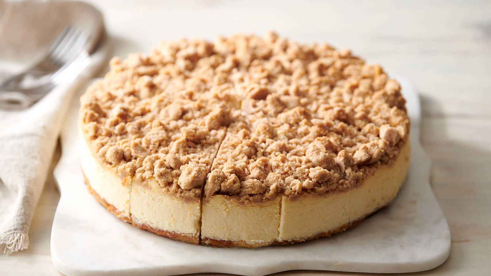 Apple Crumb Cheesecake