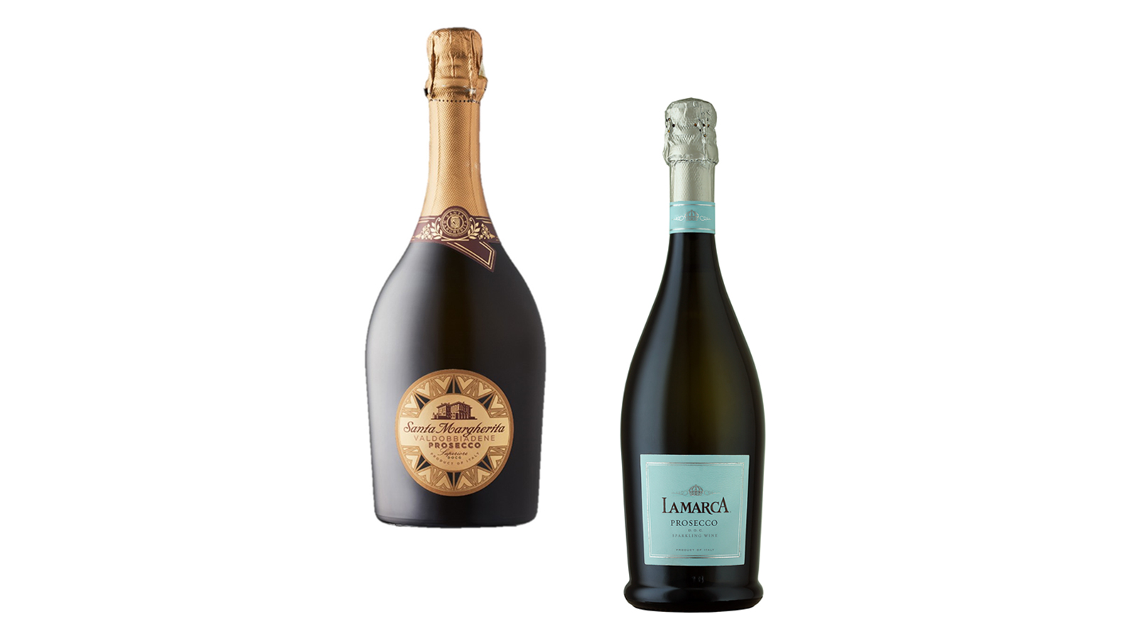 Santa Margherita Prosecco and La Marca Prosecco
