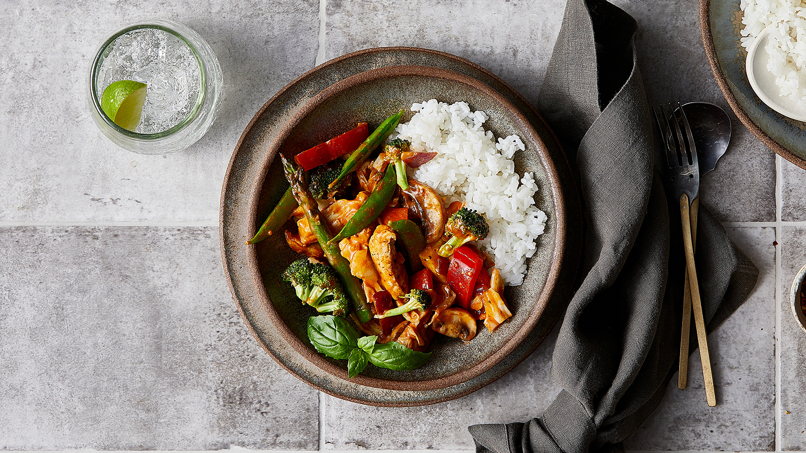 Thai Red Curry Chicken Stir Fry