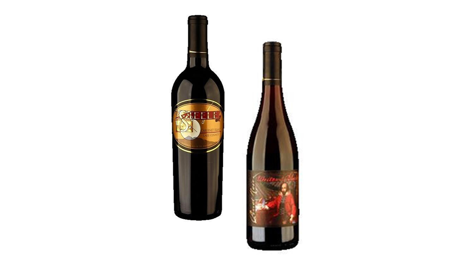 Steele Cabernet Franc and Writers Block Pinot Noir