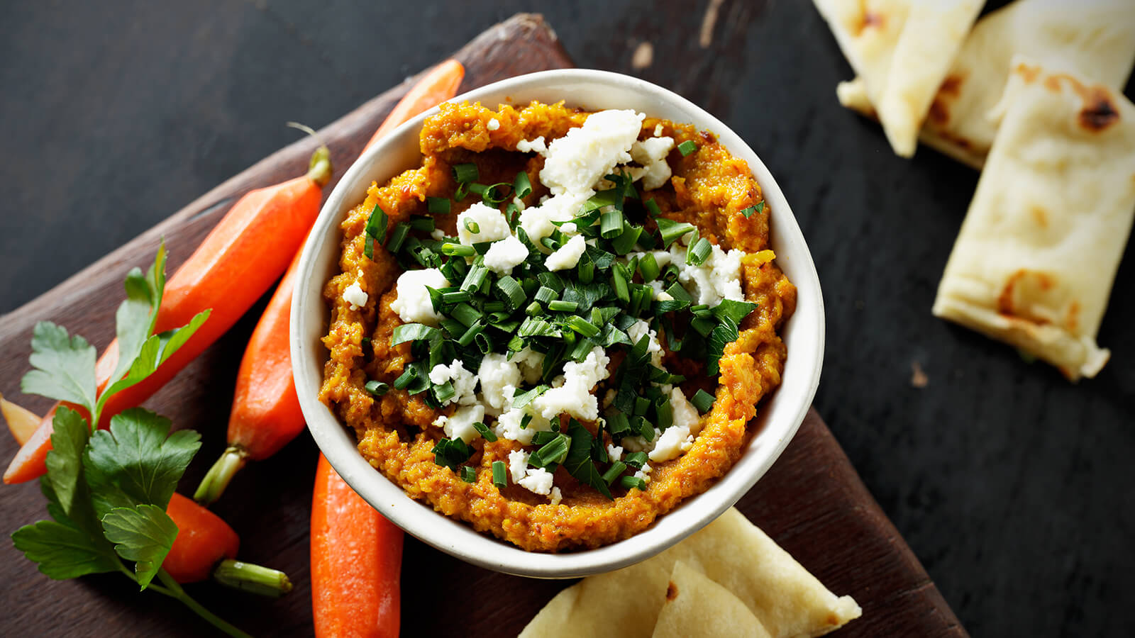 Roasted Beet Carrot Dip