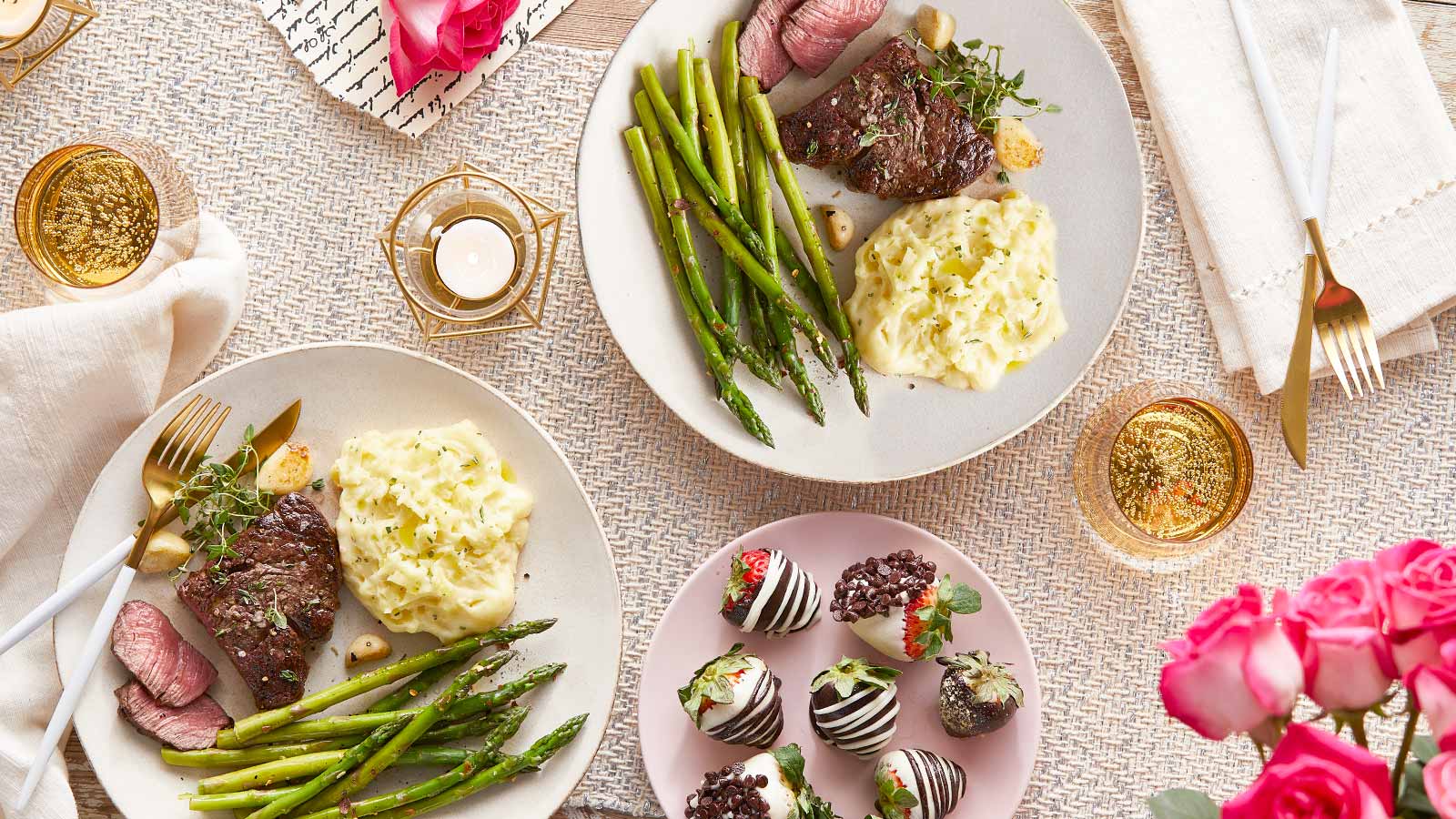 Filet Mignon Valentine's Meal