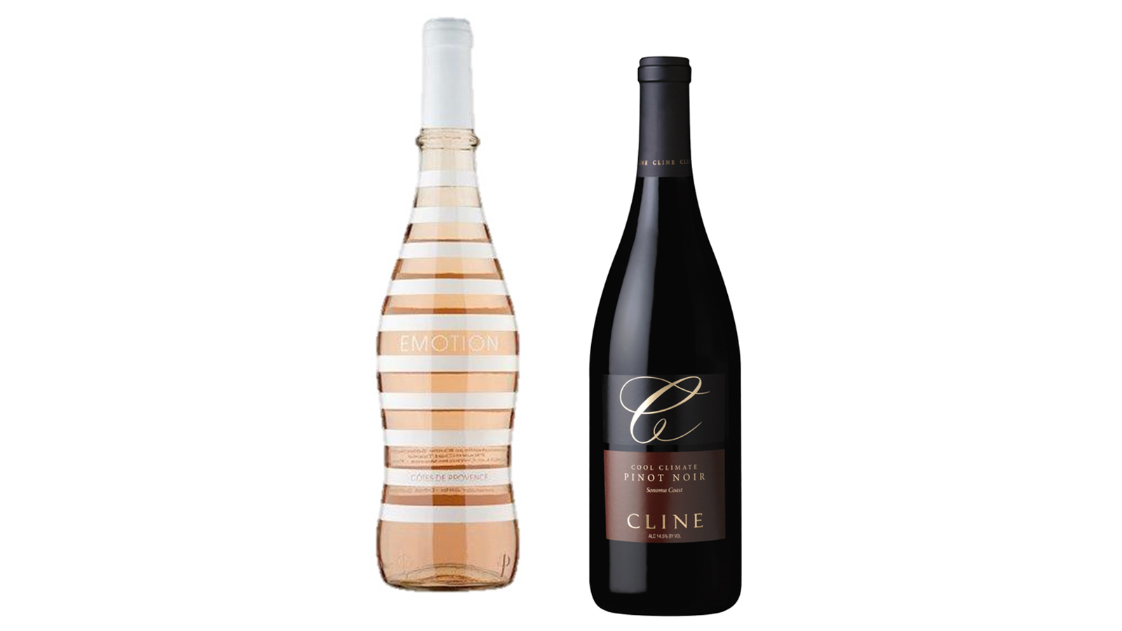 Emotion Rosé & Cline Pinot Noir
