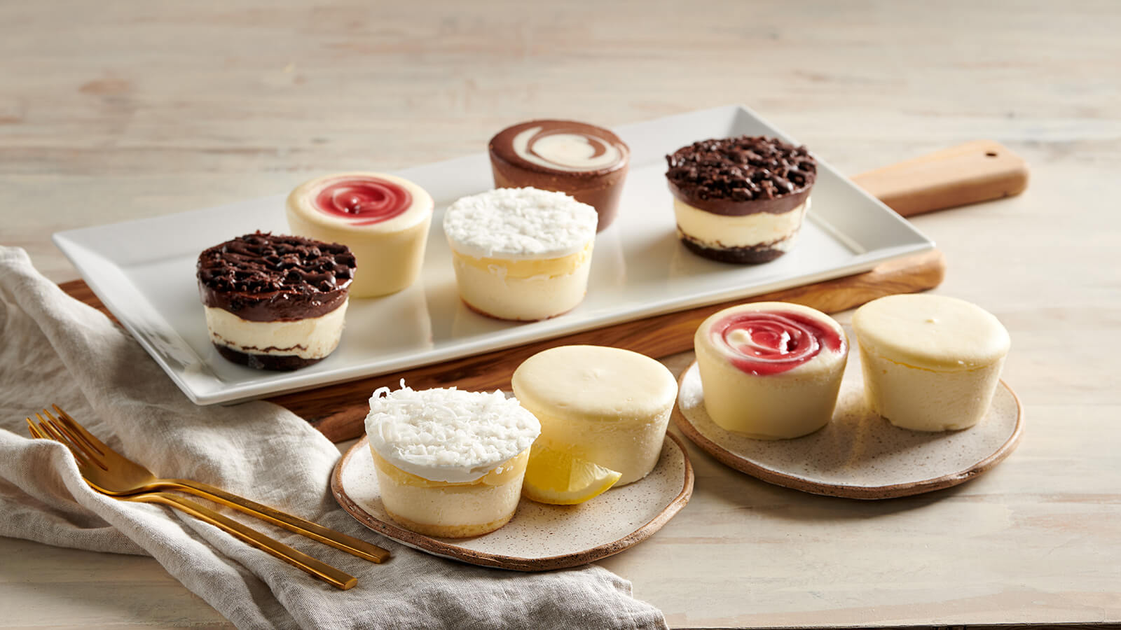 Mini 3” Cheesecakes