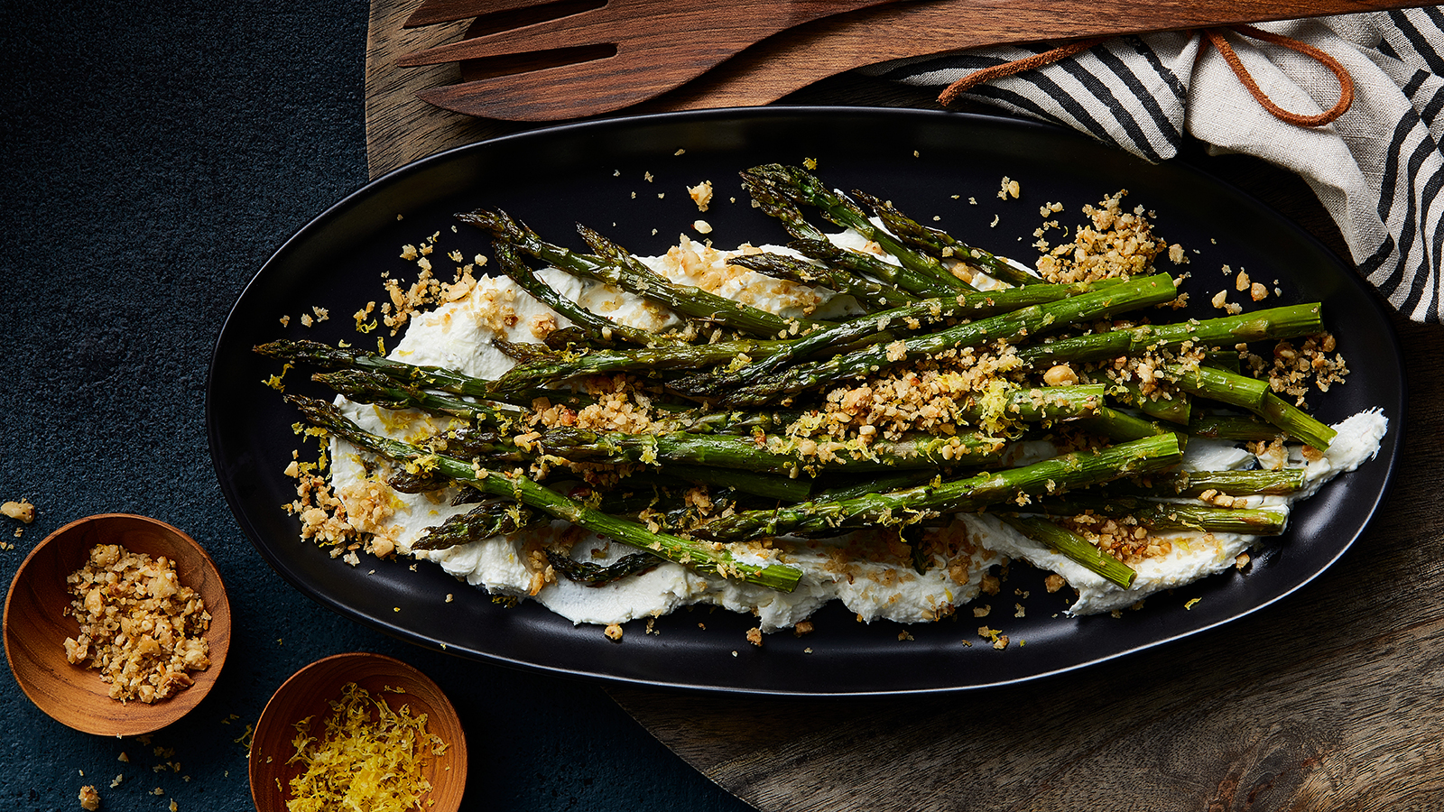 Roasted-Asparagus-with-Goat-Cheese-and-Hazelnuts