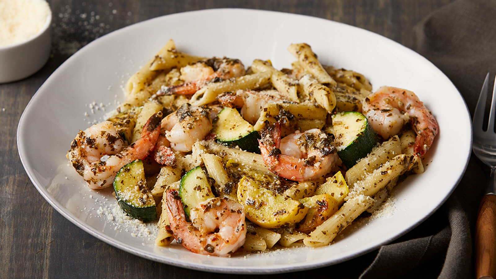 Pesto Shrimp Pasta
