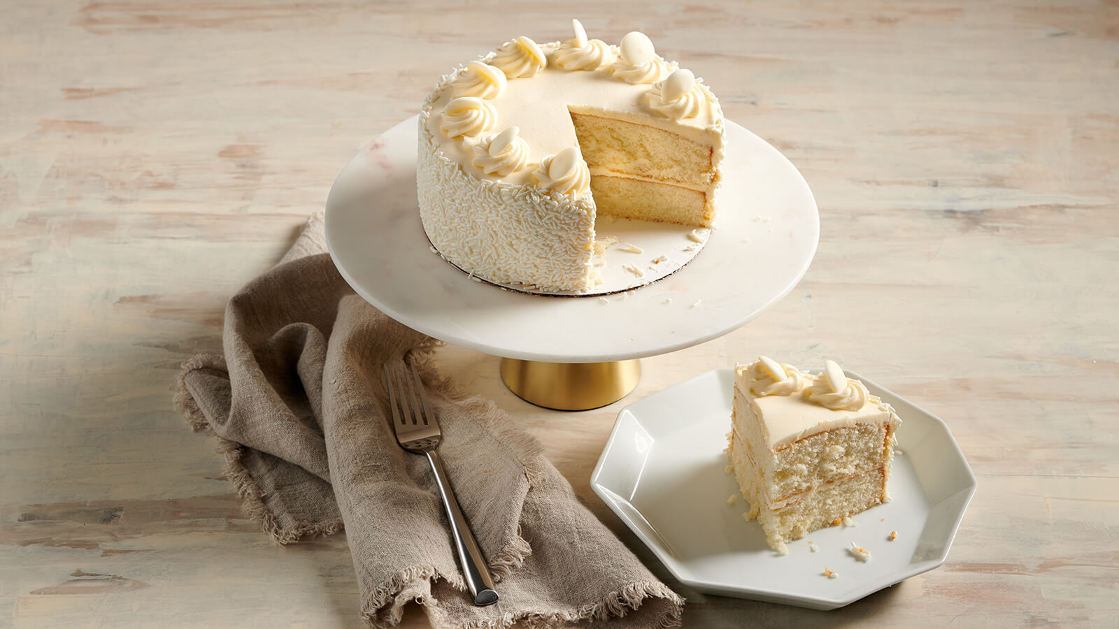 Sinfully White Cake
