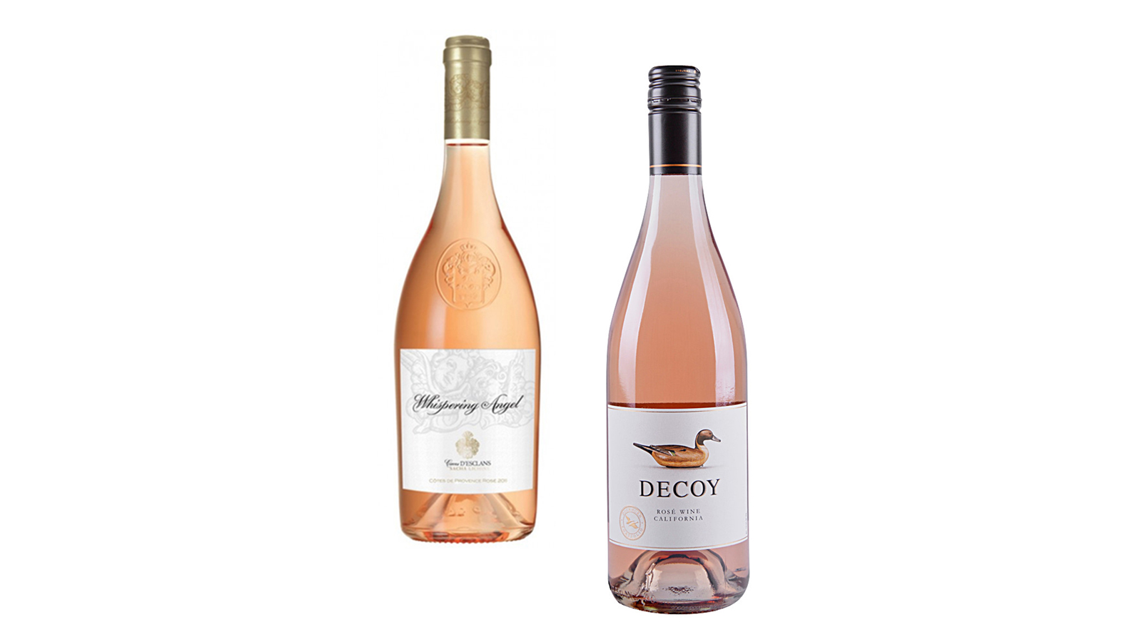 Chateau de Eslcans Whispering Angel and Decoy Rosé