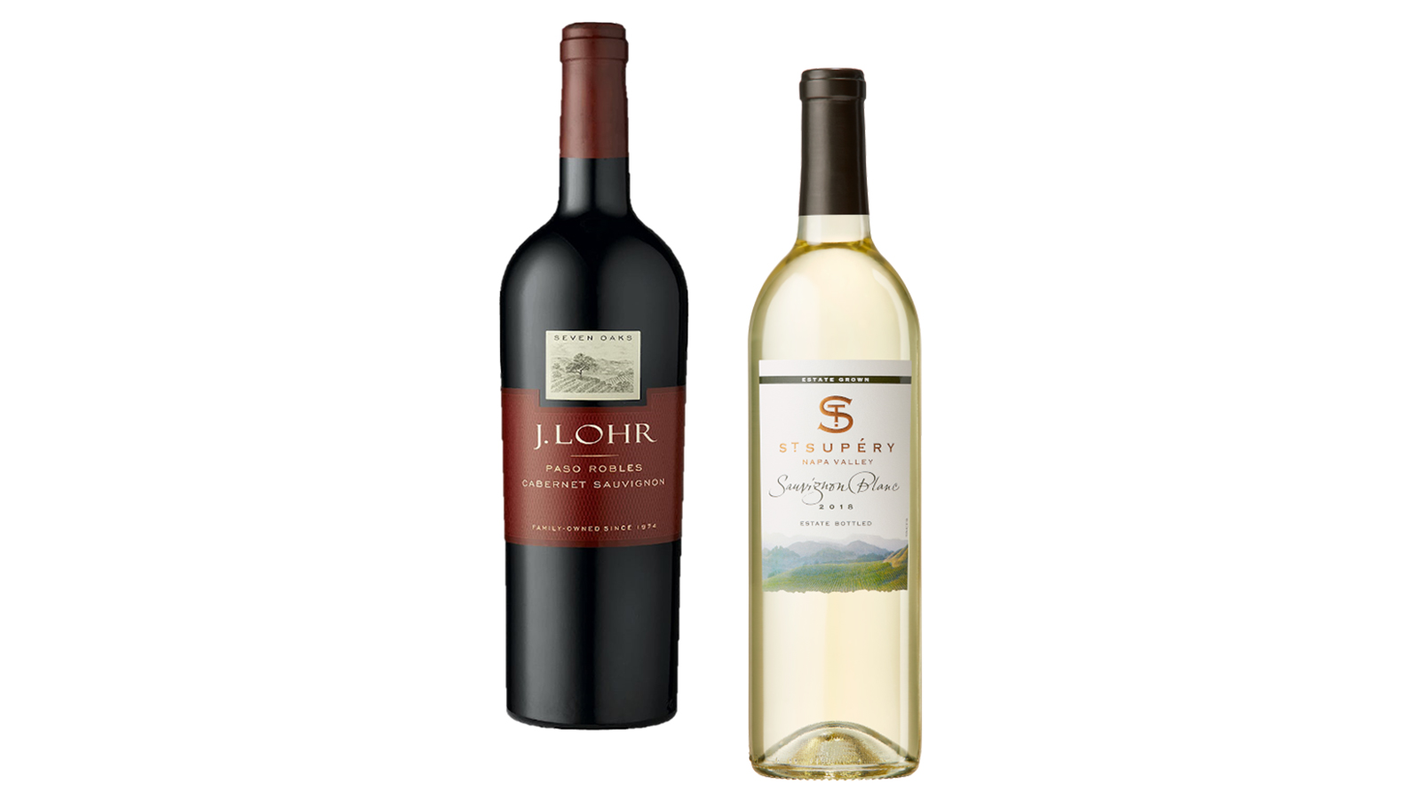J Lohr Seven Oaks Cabernet Sauvignon & St Supery Napa Valley Sauvignon Blanc