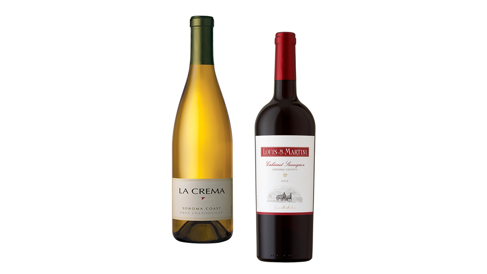 La Crema Sonoma Chardonnay & Louis Martini Sonoma Cabernet Sauvignon