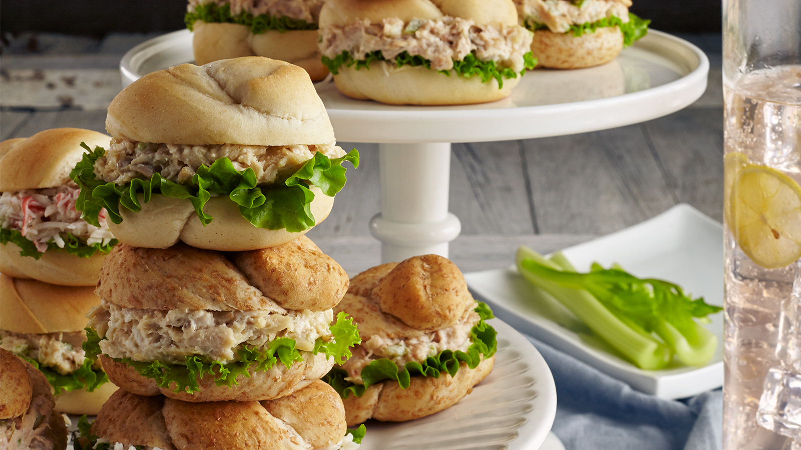 Mini Salad Sandwiches