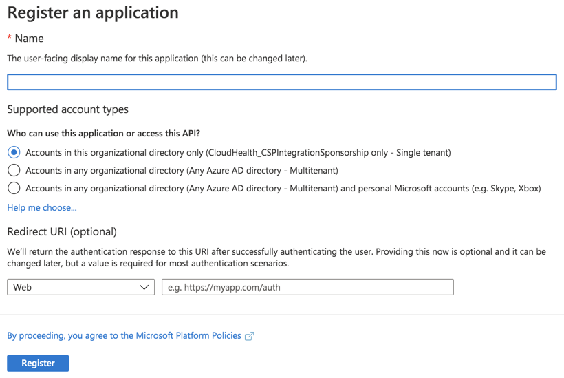 Azure Sign-On URL