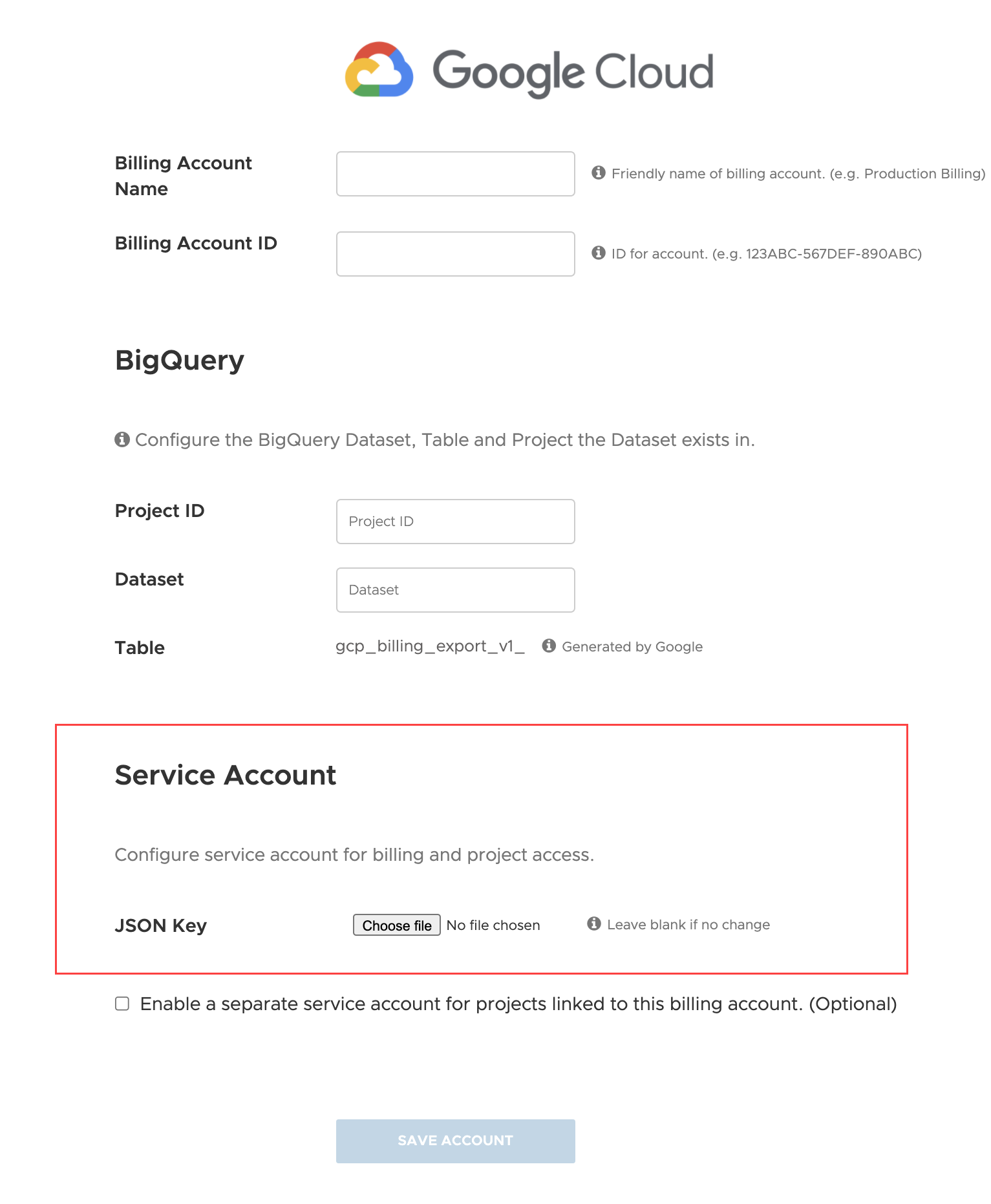 Service Account