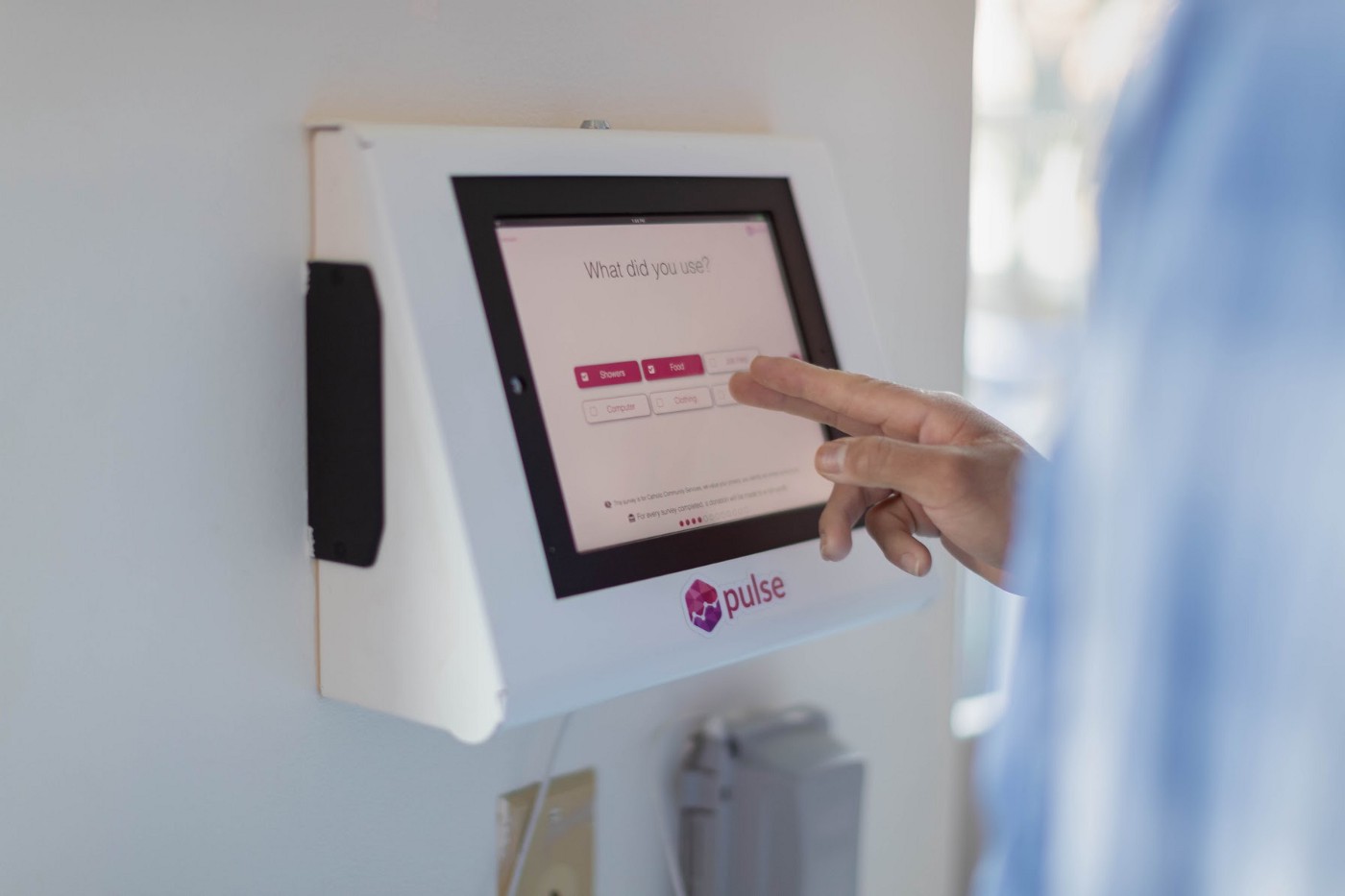Kiosk user