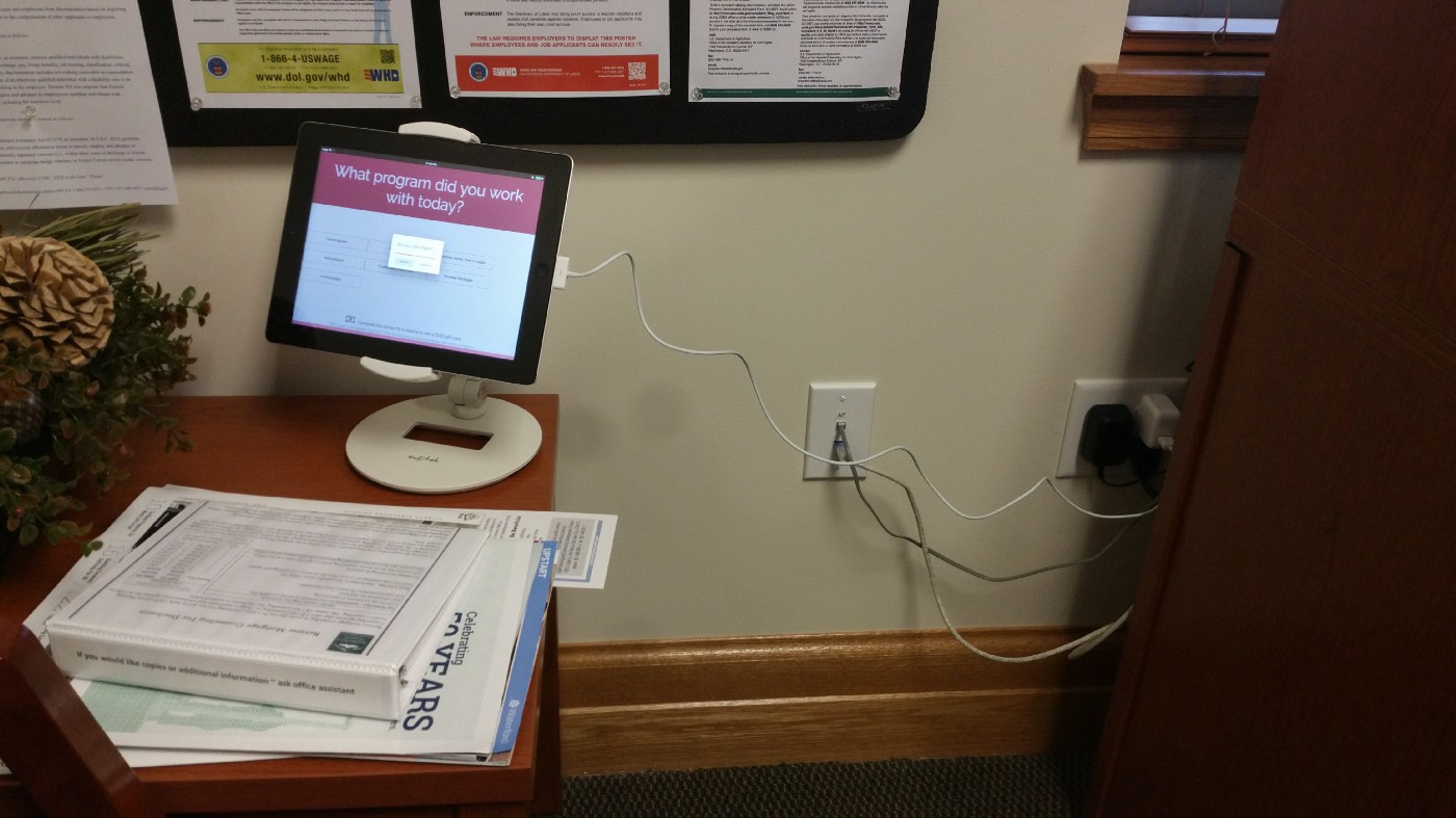 Kiosk user