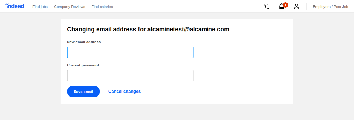 change email