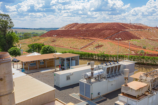 Generating electricity from landfill gas in Brazil