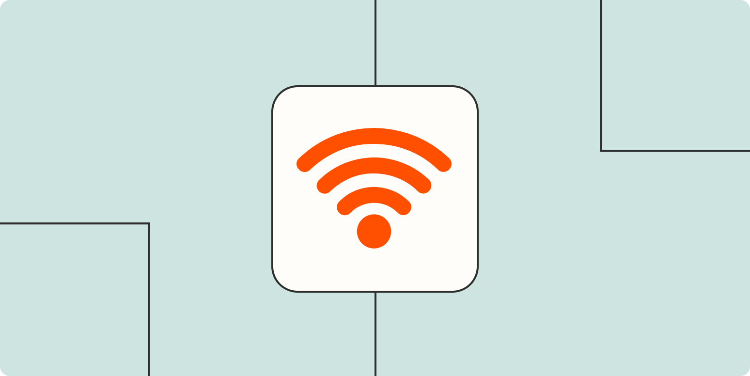 Hero image with a Wi-Fi icon