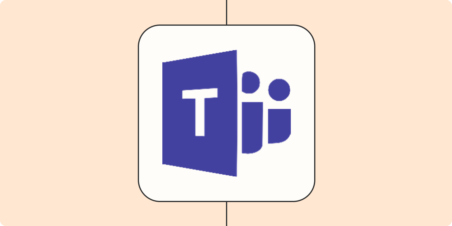 A hero image for Microsoft Teams app tips with the Microsoft Teams logo