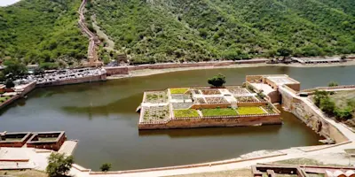 Explore the serene Ramgarh Lake with TravelTaxi's guided nature tours in Rajasthan, India.