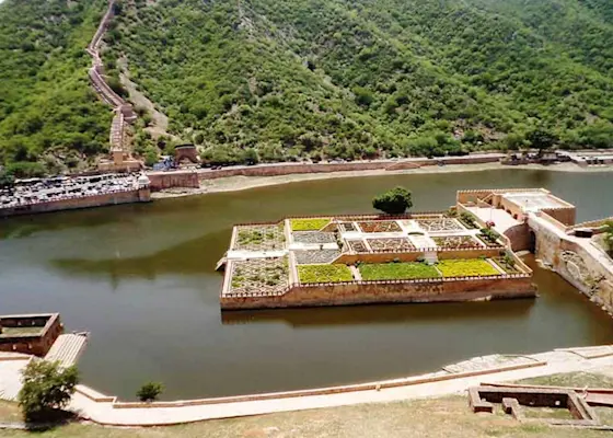 Explore the serene Ramgarh Lake with TravelTaxi's guided nature tours in Rajasthan, India.