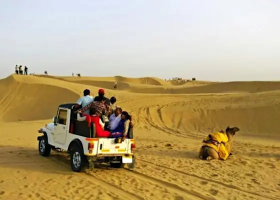 Explore the majestic Jaisalmer Fort with TravelTaxi - A living fort with stunning architecture and rich history.