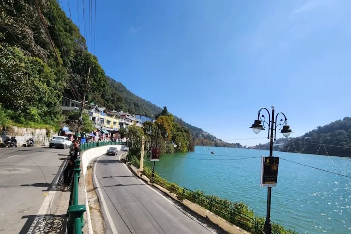 Uncover Nainital's colonial charm with TravelTaxi - The iconic Mall Road.