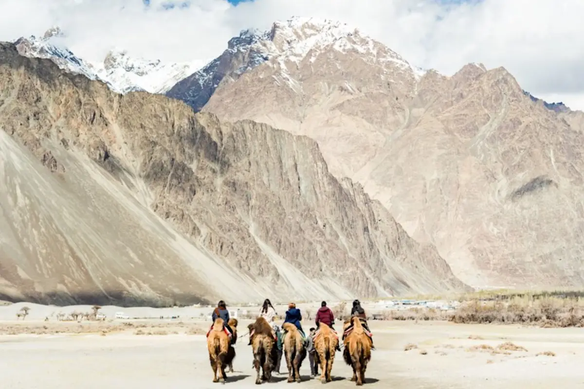 Discover ancient Buddhist heritage at Leh Palace with TravelTaxi's guided cultural tours in Ladakh.