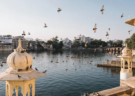 Unwind in Udaipur's serene landscapes with TravelTaxi - The tranquil Saheliyon Ki Bari.
