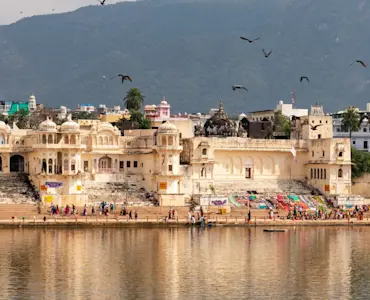 Witness the vibrant Pushkar Camel Fair with TravelTaxi - A colorful celebration of Rajasthan's culture and traditions.