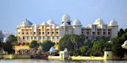 Embrace Udaipur's natural beauty with TravelTaxi - The serene Lake Pichola.