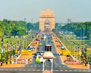 Discover the grandeur of Rashtrapati Bhavan with TravelTaxi's guided tours in Delhi, the presidential residence of India.