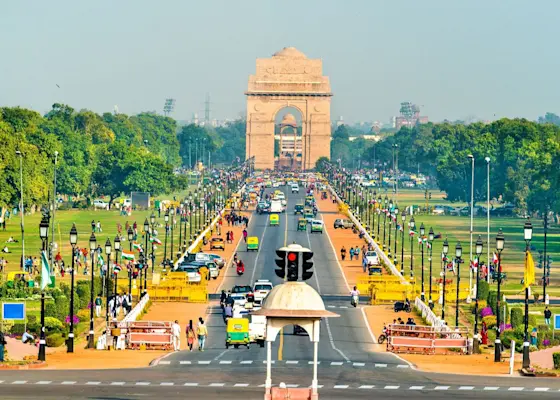 Discover the grandeur of Rashtrapati Bhavan with TravelTaxi's guided tours in Delhi, the presidential residence of India.