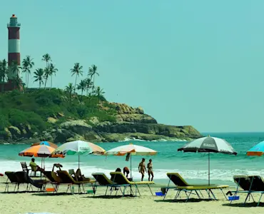 Rejuvenate with authentic Ayurvedic treatments on TravelTaxi's wellness tours in Kovalam, Kerala.