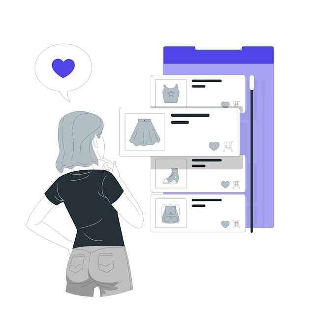 eCommerce wishlist scene