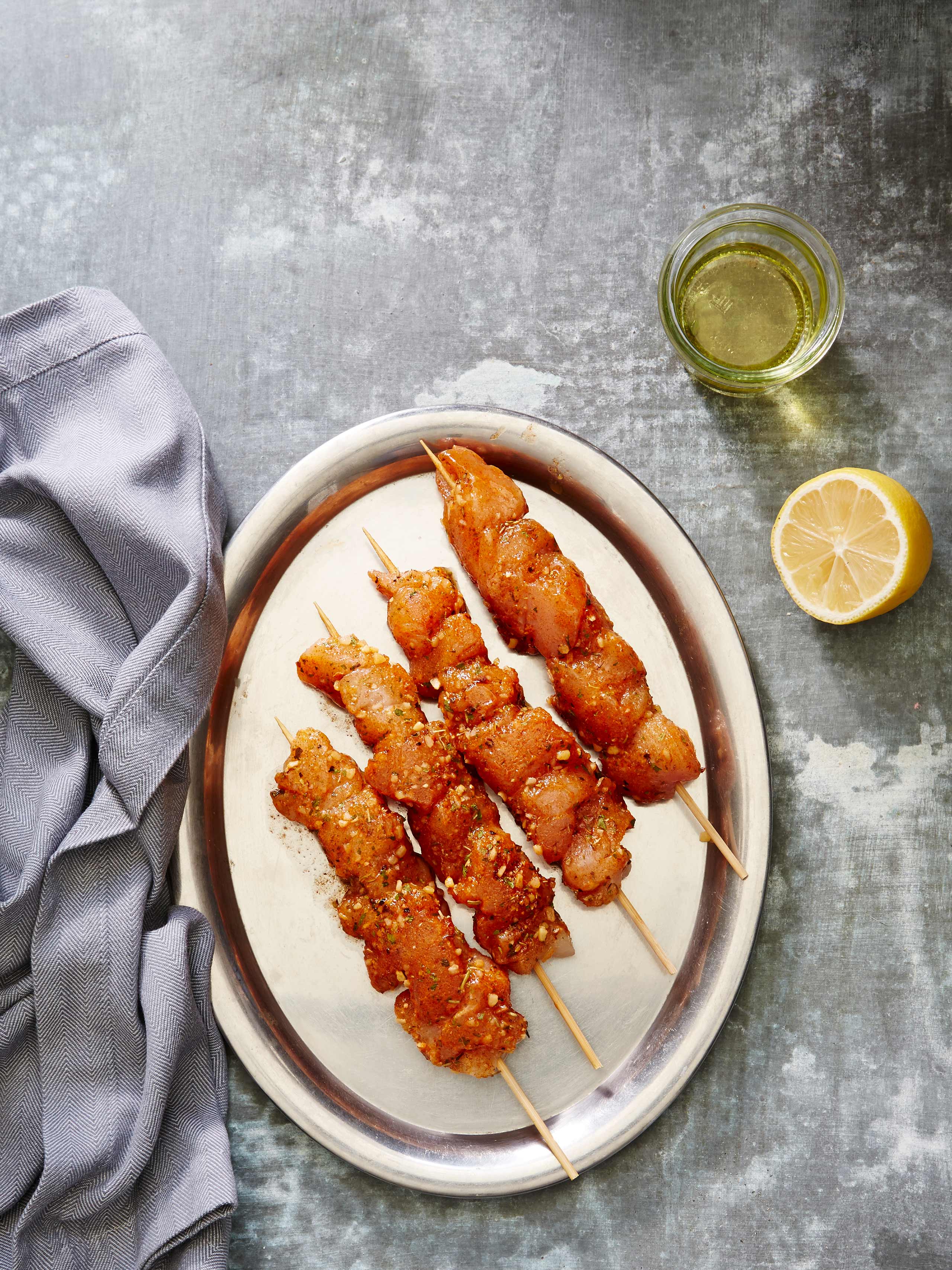 Chicken Lemon Pepper Skewer Chicken Lemon Pepper Skewer