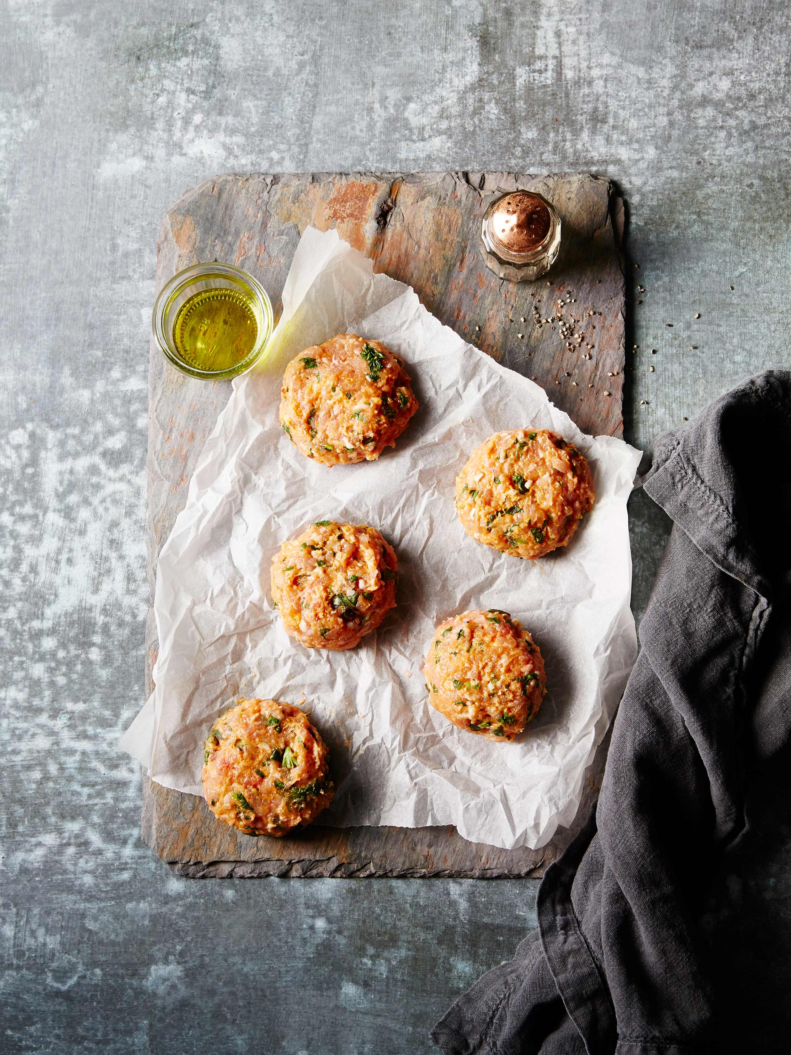 Thai Red Curry Chicken Burger Thai Red Curry Chicken Burger