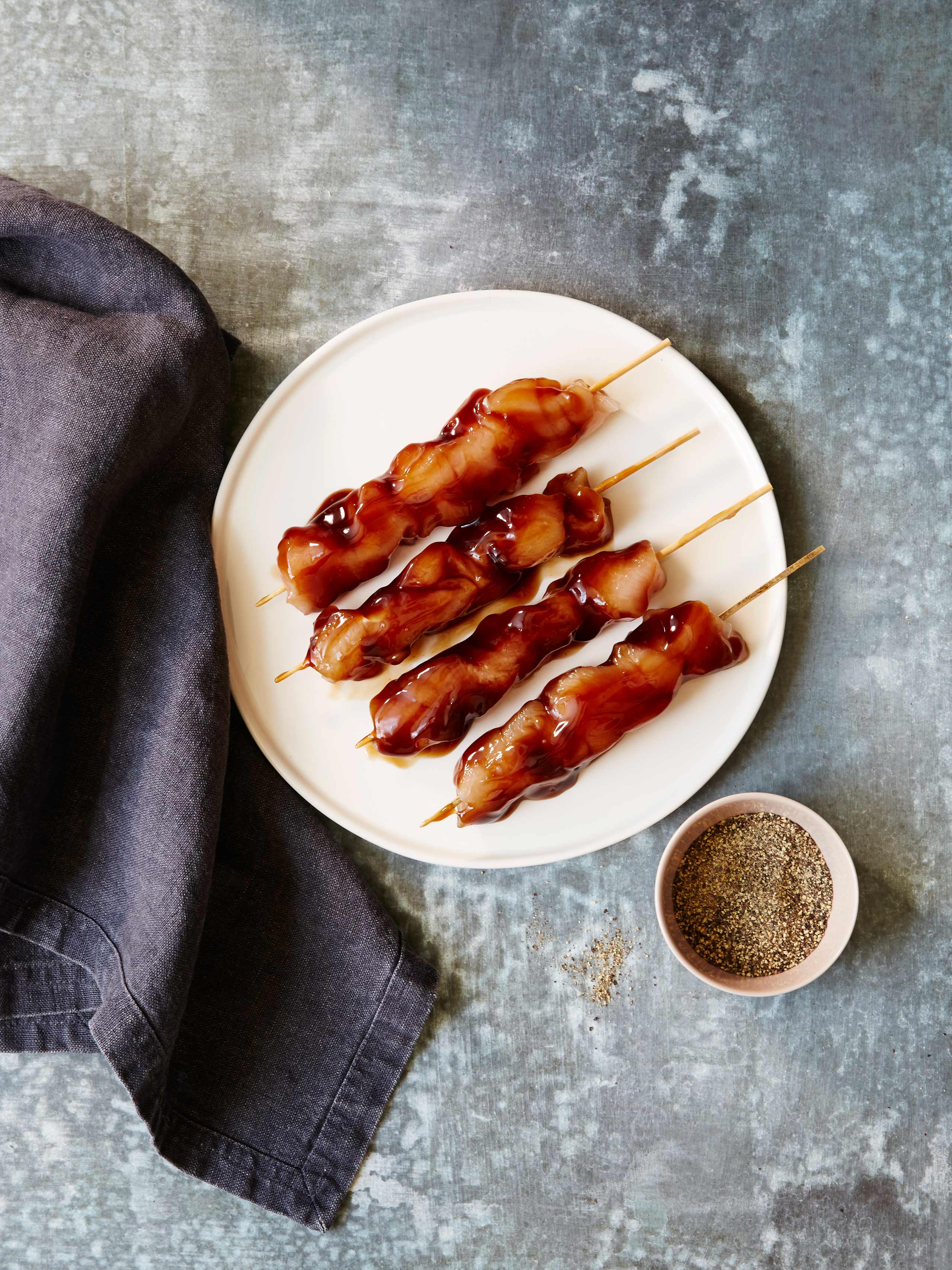 Chicken Honey Soy Skewer Chicken Honey Soy Skewer
