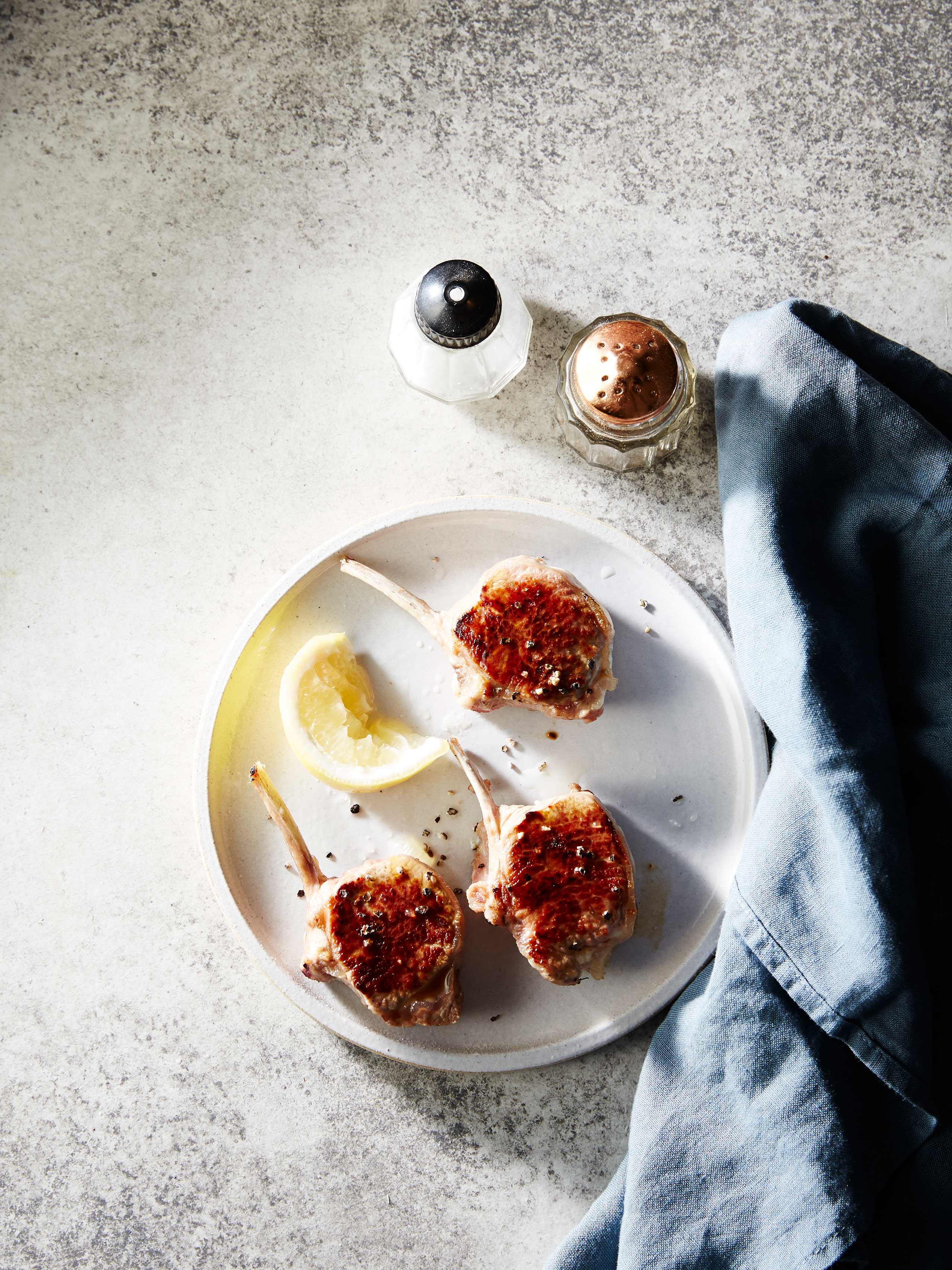 Frenched Lamb Cutlet—Cooked Frenched Lamb Cutlet—Cooked