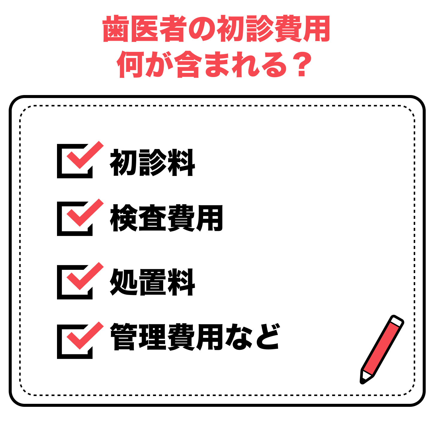 歯医者の初診費用 何が含まれる