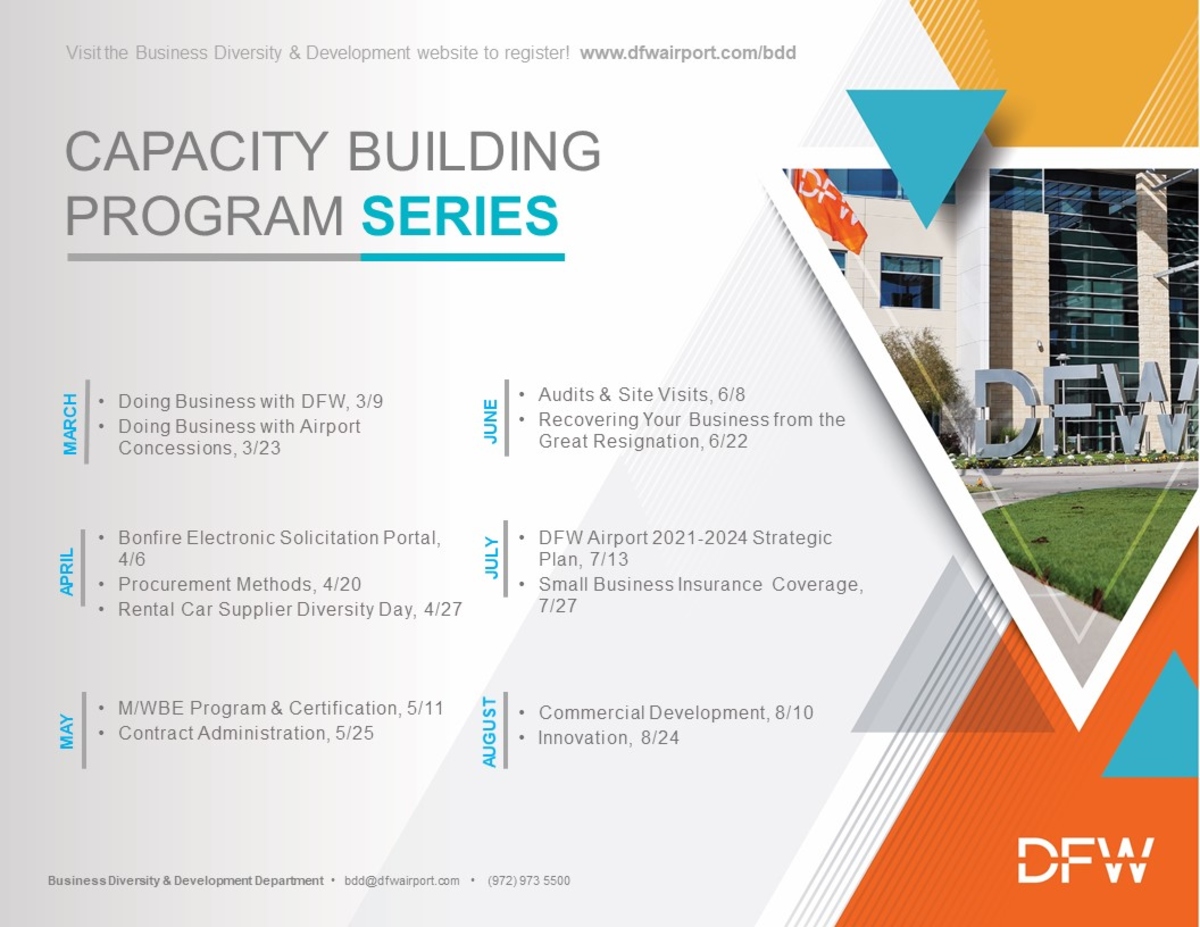 2022 Capacity Building Series Flyer