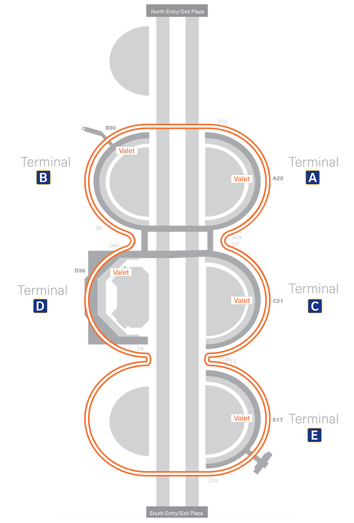Valet Map