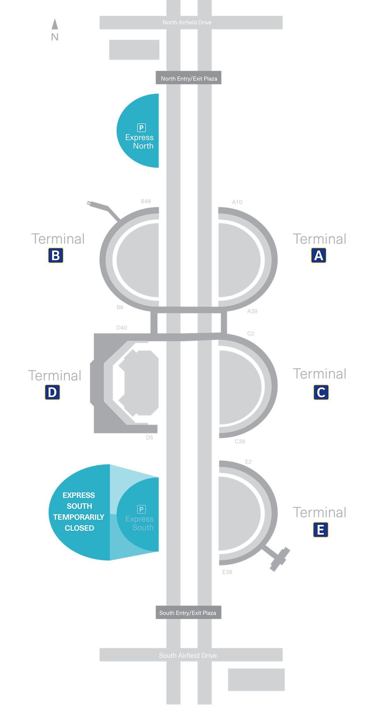 Express Parking Map