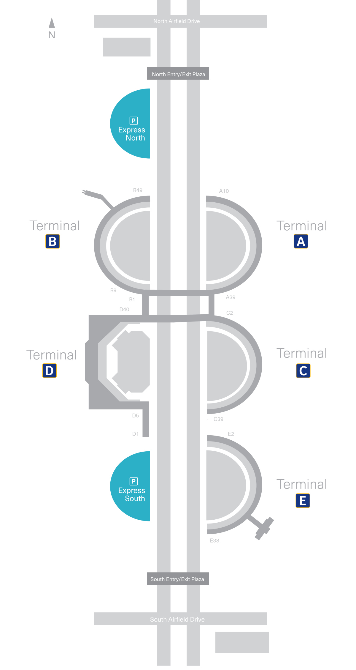 Express Parking Map