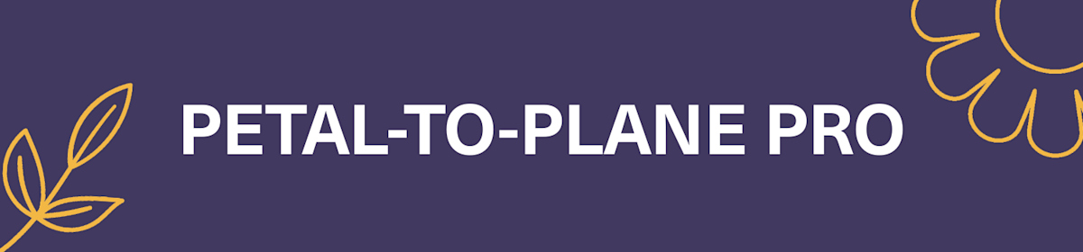 petal to plane banner